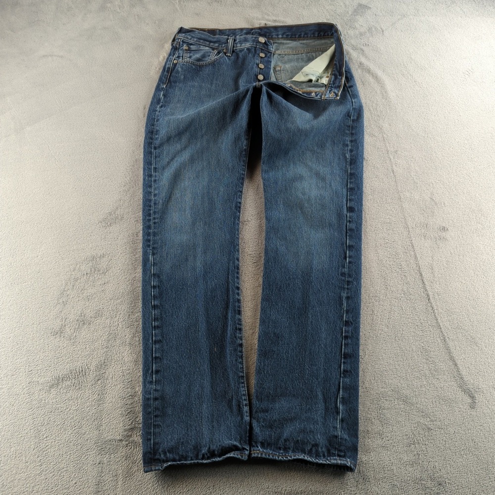 Levi's Men's Straight Jeans - Dark Blue Denim